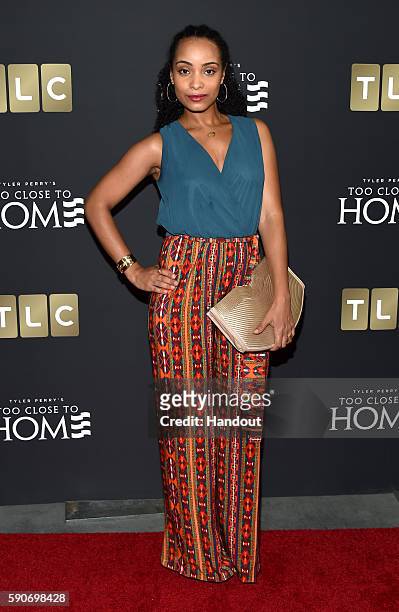 In this handout photo provided by Discovery, Actress Raney Branch attends TLC "Too Close To Home" Screening at The Paley Center for Media on August...