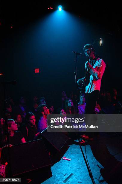 Hamilton Leithauser and The Walkmen attend "Live it Loud" with Dentyne Concert, Supporting the VH1 Save the Music Foundation at Irving Plaza on March...