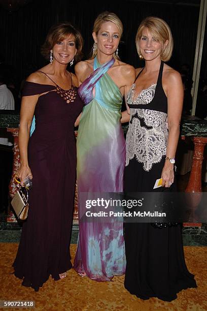 Darlene Ellis, Shari Shula and Rebecca Lancaster attend Saks Fifth Avenue's "Unforgettable Evening" Gala with Lance Armstrong being honored by EIF's...