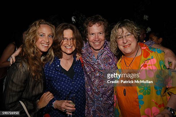 Angela Janklow, Prudence Fenton, Jeff Stein and Natalie Willis attend "Cocktails on Sunset" SAG Foundation Benefit Party at Argyle Hotel on July 16,...