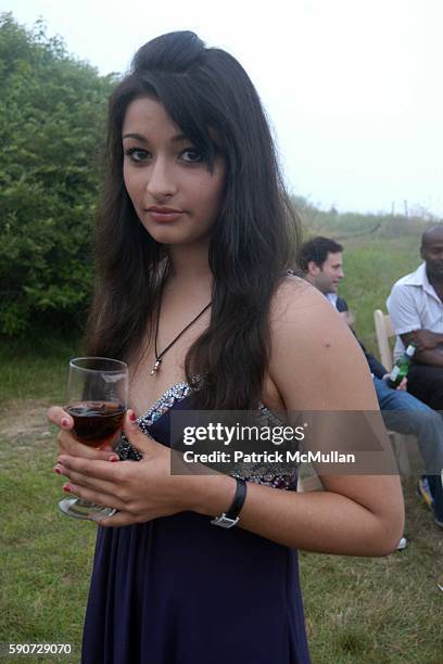 Zara Beard attends Junko Yoshioka Presents Her Evening Wear Collection at Peter and Nejma Beard Residence on July 16, 2005 in Montauk, NY.