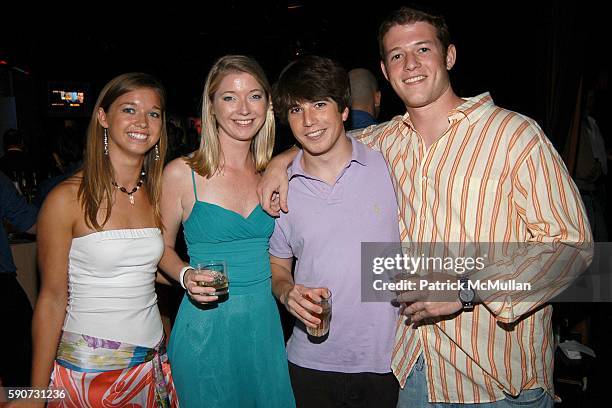 Louise Gibbons, Mary Gibbons, Spencer Rueben and Dan Rueben attend "The Aristocrats" Screening and After Party at Carolines Comedy Club at Carolines...