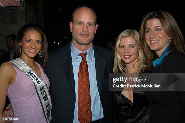 Meaghan Jarensky, Kenny Daneyko, Cindy Guyer and Flavia Colgan attend Peyton Manning Joins Image Innovations Sports & Entertainment at BLVD on March...