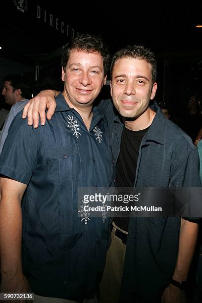 Jeffrey Ross and Greg Rogell attend THINKFilm Presents the New York Premiere of, "The Aristocrats," at the Director's Guild Theatre and the After...