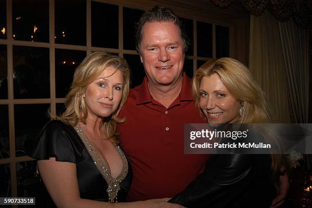 Kathy Hilton, Rick Hilton and Pamela Hasselhoff attend Hilton Family Celebration for Patrick McMullan and Brian Long at The Hilton Family Home on...