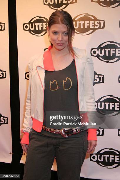 Amber Benson attends Opening Night Gala of OUTFEST 2005 at Orpheum Theatre on July 7, 2005 in Los Angeles, CA.