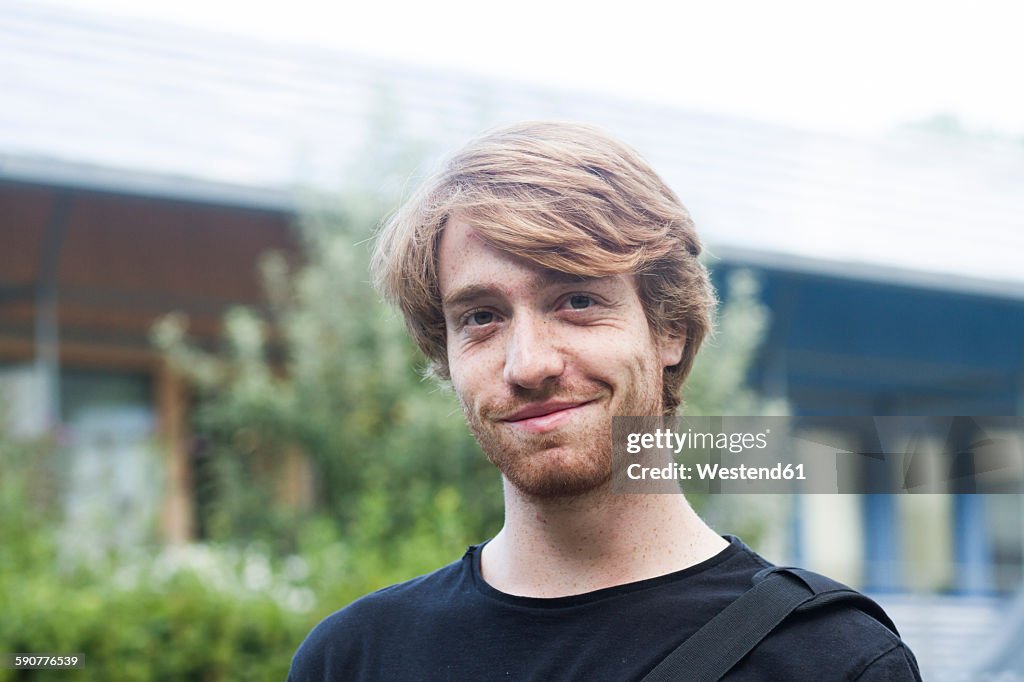 Portrait of smiling young man