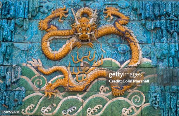 forbidden city, beijing, china - dragon pekin fotografías e imágenes de stock