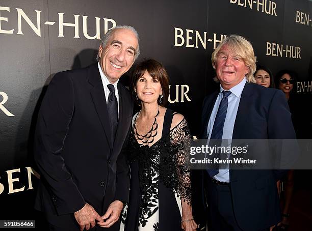 Gary Barber, Chairman, CEO, MGM, producer Joni Levin and executive producer/screenwriter Keith Clarke arrive at the premiere of Paramount Pictures'...