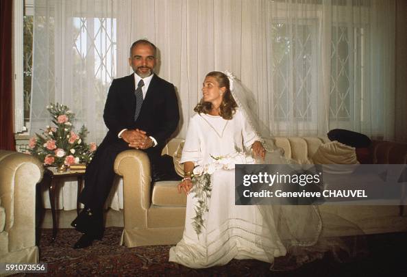 Marriage of King Hussein of Jordan to Queen Noor Marriage of King Hussein of Jordan to Queen Noor