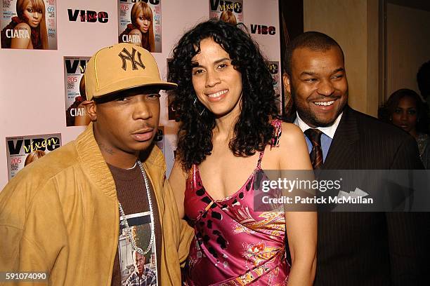 Ja Rule, Mimi Valdes and Kenard Gibbs attend Vibe Magazine and Editor-in-Chief Mimi Valdes Celebrate the Launch of their Semi-Annual Women's Magazine...