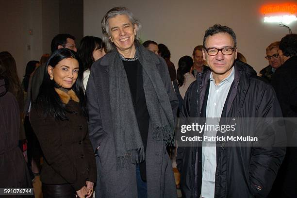 Mary Boone, Mel Bochner and Peter Halloy attend PaceWildenstein Private Opening of Logical Conclusions: 40 Years of Rule Based Art, and After Party...