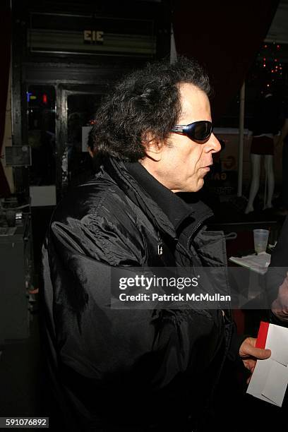 Martin Rev attends Reception for the Premiere of 'Punk: Attitude' at the Tribeca Film Festival at CBGB - 313 Gallery on April 25, 2005 in New York...