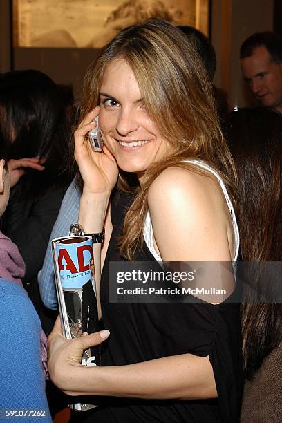 Danielle Salm attends Asprey/ Trader Monthly Magazine Cocktail Party at Asprey on February 2, 2005 in New York City.