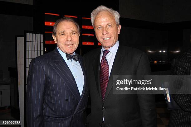 Roger Hertog and Mark Green attend Atlantic Monthly State of the Union Dinner at Museum of Television & Radio on February 2, 2005 in New York City.