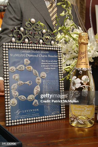 Atmosphere and Levinson Jeweler's Million Dollar Charm Bracelet attend The BlueFish "Make The Discovery" Luxury Oscar Retreat at The BlueFish...