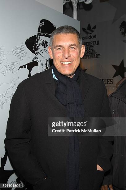 Lyor Cohen attends Adidas presents benefit auction and dinner for Jam Master Jay Foundation for Music and the 35th Anniversary of the Adidas...
