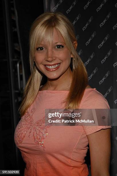 Courtney Peldon attends Reebok welcomes the VAULT at Sportie LA on April 21, 2005 in Los Angeles, California.