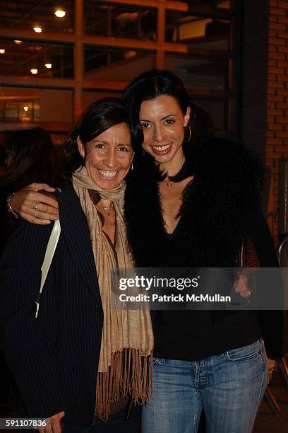 Lisa Leone and Drena DeNiro attend Afterparty for RIZE, a new documentary by David LaChapelle at Deitch Projects on April 21, 2005 in New York City.