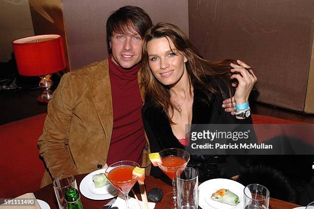 Robert Watman and Larissa Bond attend After-Party for the Zang Toi Fall 2005 Fashion Show Supporting The Hemangioma Treatment Foundation at Lotus on...