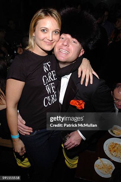 Megan Milner and Krystian von Speidel attend After-Party for the Zang Toi Fall 2005 Fashion Show Supporting The Hemangioma Treatment Foundation at...