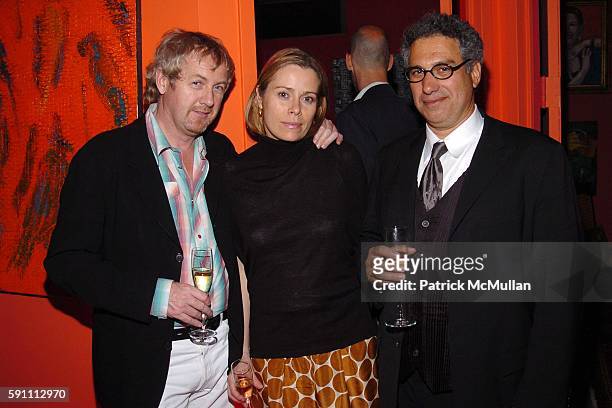 Godfrey Deeny, Kerstin Schneider and Bob Morris attend Carlos Miele & Padma Lakshmi host a Secret Afterparty honoring The Tribeca Film Festival & the...