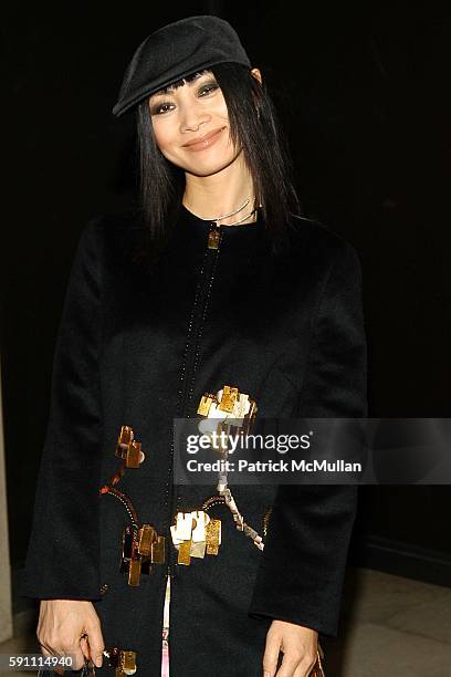 Bai Ling attends Preview of Sculptor Robert Graham's Collective Work Featuring His Acclaimed Female Form Pieces at Ace Gallery on February 23, 2005...