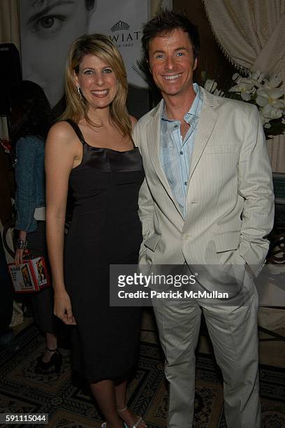 Deanna Russo and Russell Baer attend Kwiat Revlon Diamond-Tini at Four Seasons on February 23, 2005 in Los Angeles, California.