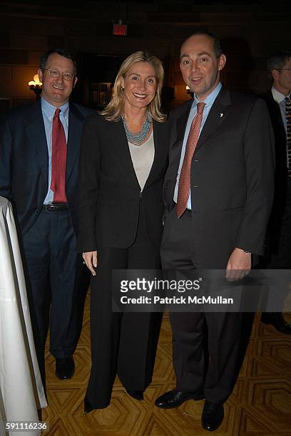 Jim Micali, Susan Magrino and Edouard Michelin attend Michelin Guide Celebrates the Announcement of the Launch of Michelin Guide to New York City at...