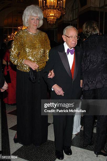 Alexandra Schlesinger and Arthur Schlesinger attend The 30th Anniversary New Yorker for New York Awards at The Waldorf Astoria on February 14, 2005...
