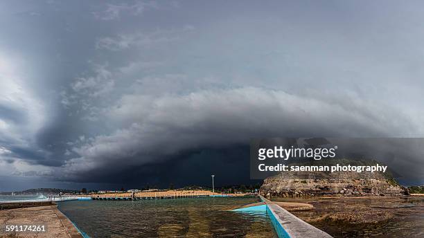 sydney storm cell - hailstorm stock pictures, royalty-free photos & images