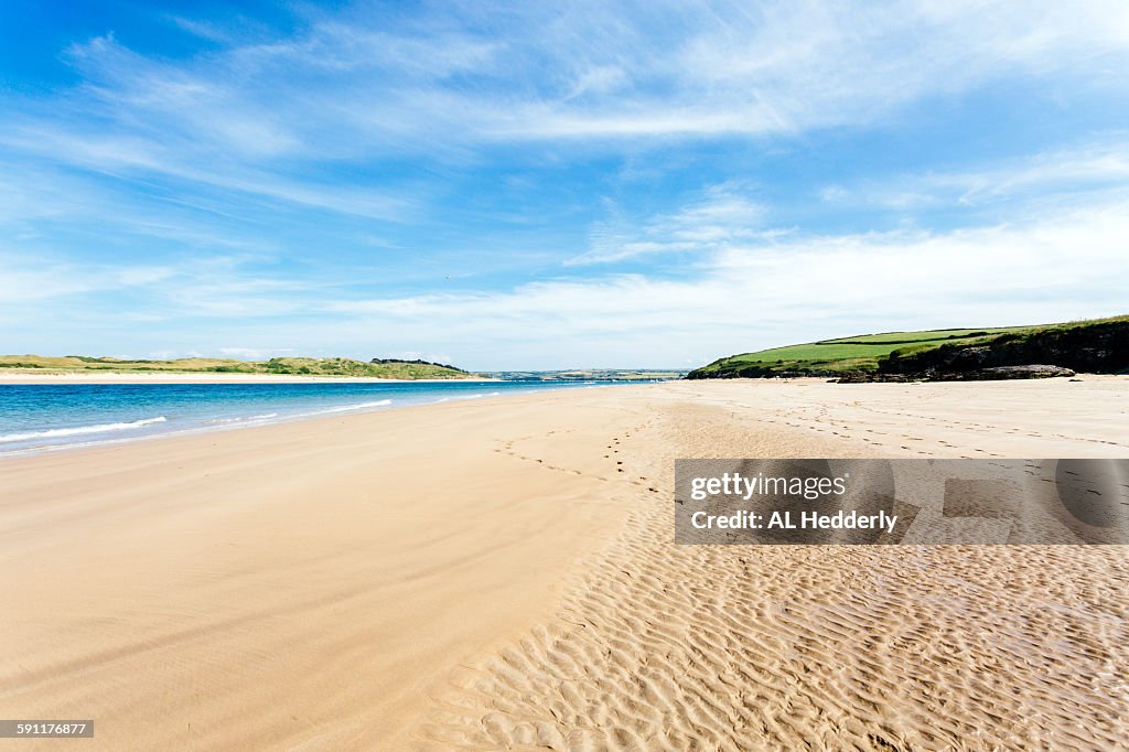 Tregirls beach, Cornwall