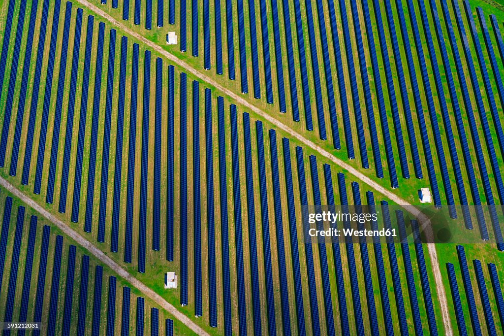 Germany, Bavaria, solar plant