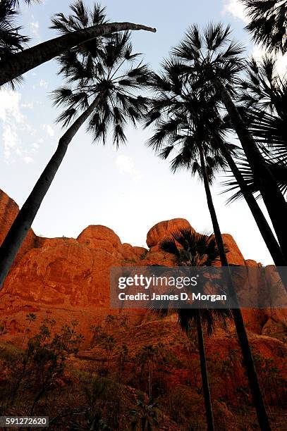 Sunset over the Bungle Bungles in Purnululu National Park on August 11th, 2016 in Western Australia.