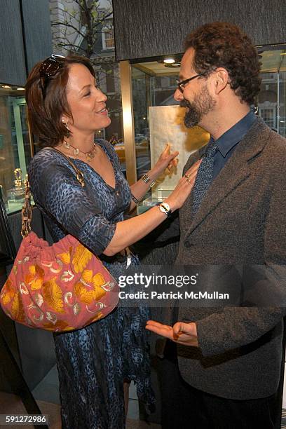 Sophie Matisse and Adam Weinberg attend Madison Avenue: Where Fashion Meets Art at David Yurman on April 28, 2005 in New York City.