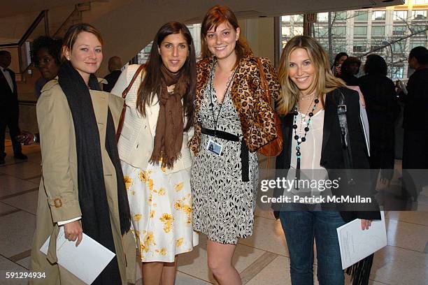 Alison Burwell, Sophia Chavez, Ashley Baker and Jamie Rosen attend Diamonds for Humanity Gala at Avery Fischer Hall at Lincoln Center on April 13,...