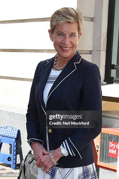 Katie Hopkins sighting at BBC Radio 2 on August 17, 2016 in London, England.