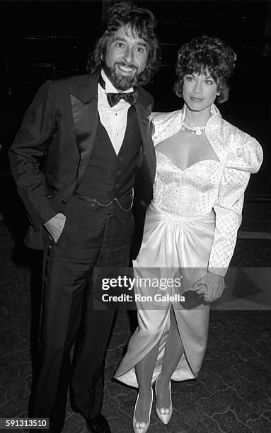 Barbi Benton and George Gradow attend Muscular Dystrophy Benefit Gala on January 15, 1984 at the Beverly Hilton Hotel in Beverly Hills, California.