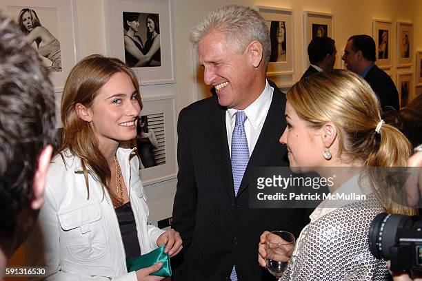 Lauren Bush, William Goodman IV and Amanda Hearst attend Calvin Klein hosts a party to celebrate Bryan Adams' new photo book "American Women" to...
