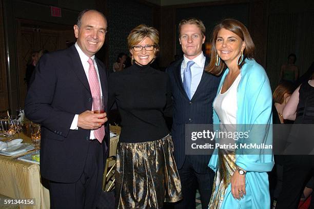 Ashleigh Banfield, Howard Gould and Antonia van der Meer attend Modern Bride Celebrates "25 Trendsetters of The Year" Awards at The Ritz Carlton on...