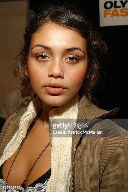 Jamie Gunns attends Cynthia Rowley "Camp Rowley" Fall 2005 Collection Fashion Show at The Atelier Tent on February 9, 2005 in New York City.