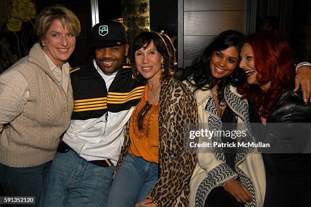 Felicia Taylor, Damon Dash, Sale Johnson, Rachel Roy and Patricia Field attend Launch Party For The House of Rocawear, hosted by Patricia Field and...