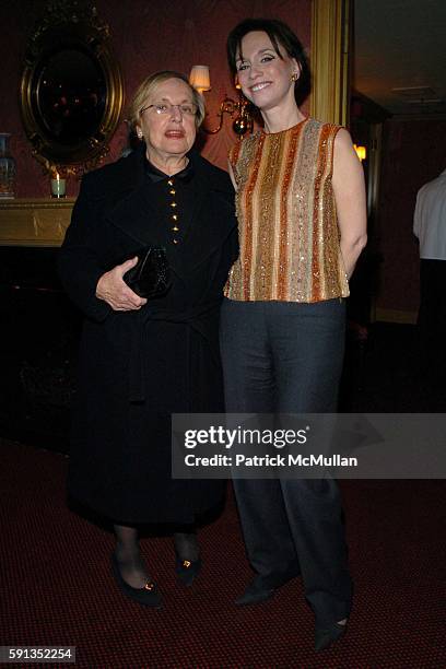 Ruth Stanton and Michele Gerber Klein attend Launch of La Nuit des Etoiles Festival Dinner for French Institute Alliance Francaise, to Celebrate...