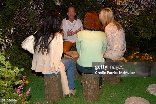 Walter Johnsen with Editors attends Beauty Editor Event to Launch Anna Sui's New Fragrance, SECRET WISH at Anna Sui Showroom on April 26, 2005 in New...