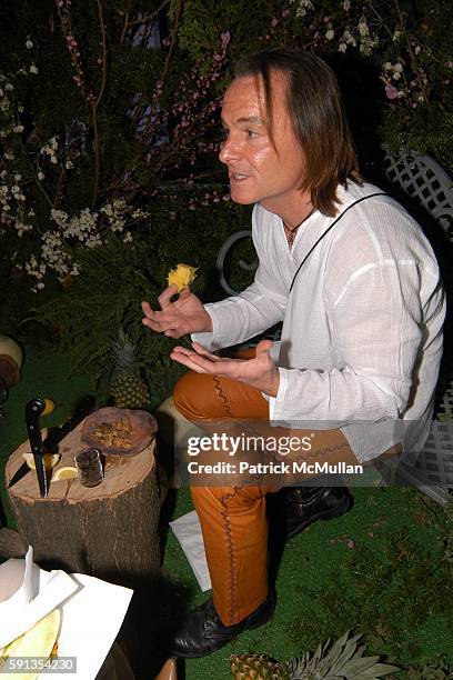 Walter Johnsen attends Beauty Editor Event to Launch Anna Sui's New Fragrance, SECRET WISH at Anna Sui Showroom on April 26, 2005 in New York City.