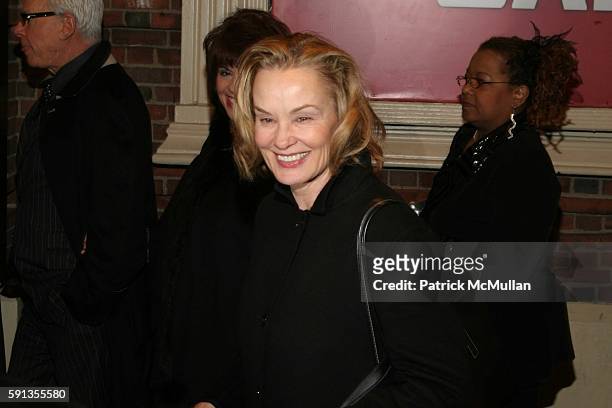 Jessica Lange attends 'Julius Caesar' Opening Night on Broadway - Arrivals at The Belasco Theater & Gotham Hall on April 3, 2005 in New York City.