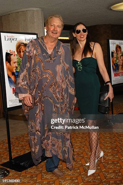 Randy Quaid and Evi Quaid attend Monster-In-Law Los Angeles Premiere at Mann National Theatre on April 29, 2005 in Los Angeles, California.