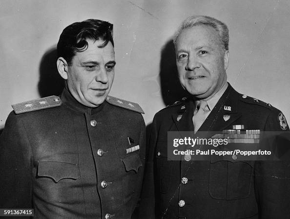 Lieutenant General Leonid Rudenko , Soviet hero of the Battle of ...