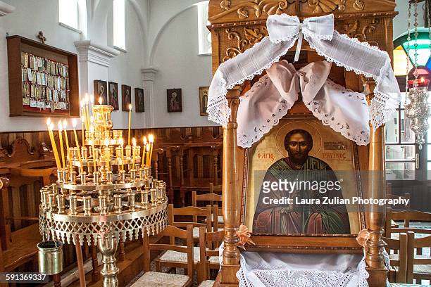 orthodox monastery - laura zulian foto e immagini stock