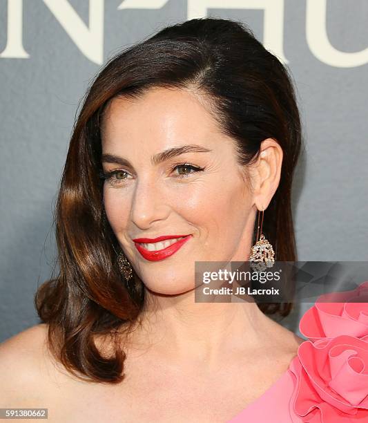 Ayelet Zurer attends the premiere of Paramount Pictures' 'Ben-Hur' on August 16, 2016 in Hollywood, California.